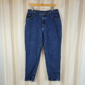 Vintage Lee Denim Jeans Blue Size 18 Short Loose‎ Fit Mom Jeans
